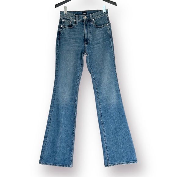 Edwin High Rise Ryder Bootcut Flare Jeans Solstice 25 FLAWED - Picture 1 of 12